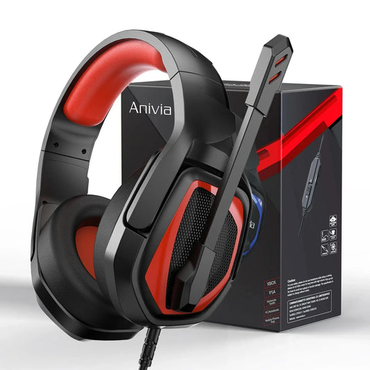 Anivia Over-Ear Wired Gaming Headphones