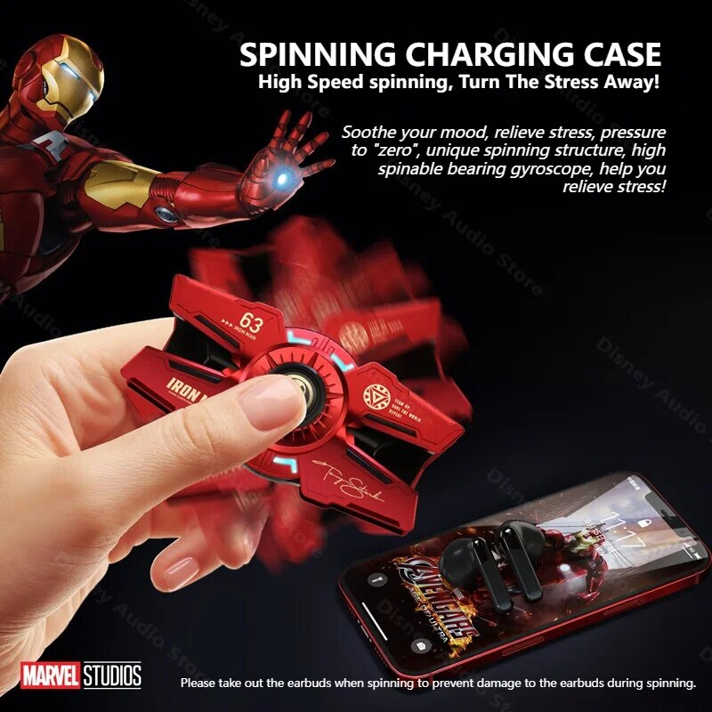 Marvel Iron Man In-Ear Bluetooth Headphones