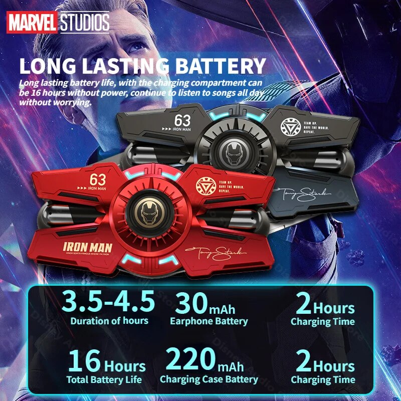 Marvel Iron Man In-Ear Bluetooth Headphones