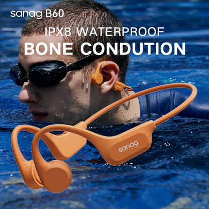 64GB Waterproof Bone Conduction Wireless Headphones